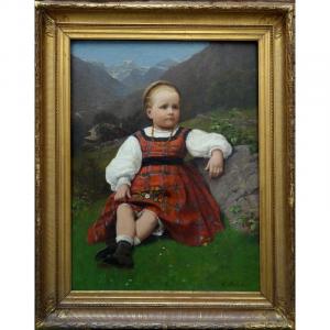 "the Little Bavaroise" By Georg Saal .... 1870