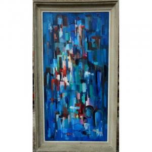 "VILLAGE PYRENEEN" par Madeleine JARNY ....Bigorre 1963