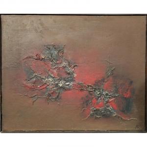 "abstraction" By Jean Brisson-duval ...1962