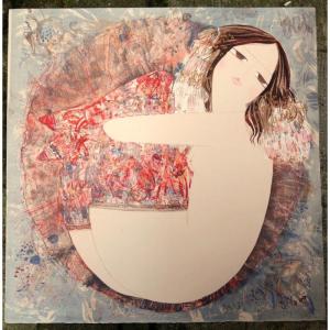 "woman" Lithograph By Dariush Mohajer (iranian)