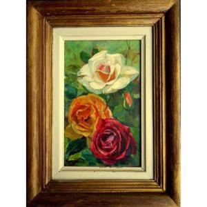 "roses" By Jean Verdier Around 1950