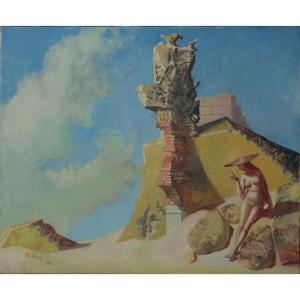 "naked Under The Ruins" By Antoine Ribet ...1981