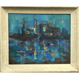 "the Port" By Madeleine Jarny Around 1965