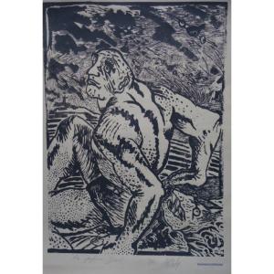 "PUNKY WARRIOR" par Philipe HORTALA vers 1985