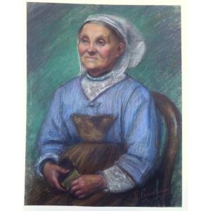 "la Bretonne" By René Fourdrain...1915