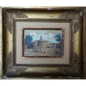 "view Of Italy" ............watercolor Circa 1830/40