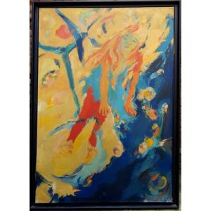 "FILLETTE" ....Signature non lue ....vers 1960/70