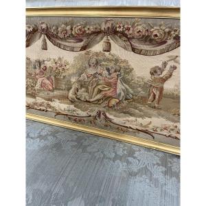 4 Framed Aubusson Tapestries 