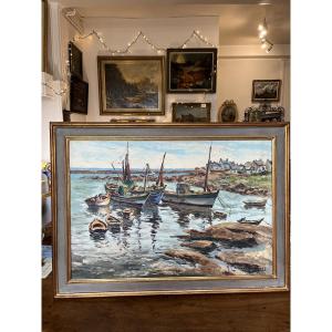 Table Hsp Fishing Port In Finistère . Signed