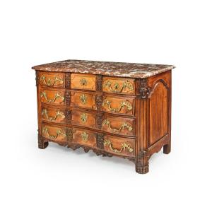 Beautiful Louis XIV Style Crossbow Chest Of Drawers
