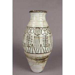 Large Vase By Jacques Pouchain