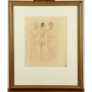 Three Women By Armand Rassenfosse