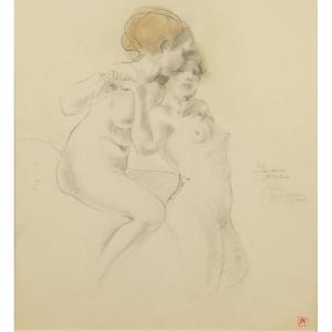 Les Amies By Armand Rassenfosse