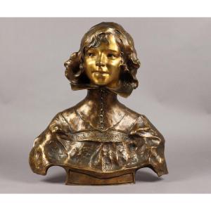 Bust Of Young Woman By Paul François Berthoud