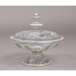 Covered Cup By Emile Gallé