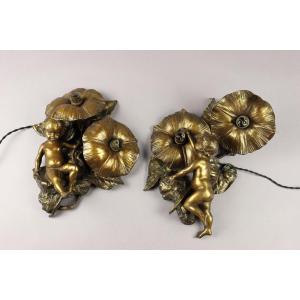 Pair Of Wall Sconces By Hans Stoltenberg-lerche
