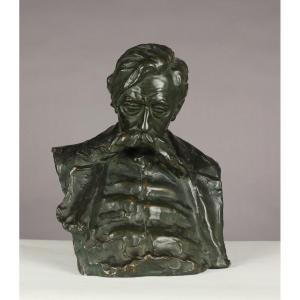 Bust Of Emile Verhaeren By César Schroevens