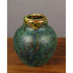 Ball Shaped Vase By Pierre-adrien Dalpayrat