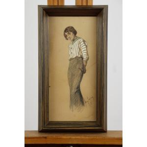 Portrait Of A Young Man By Amédée Lynen