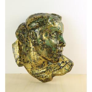 l'Effroi By Jean Mayodon After Emile-antoine Bourdelle