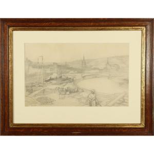 View Of Liège By Armand Rassenfosse