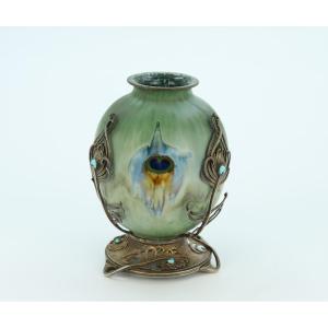 Vase By Alphonse Lamarre And Paul Louchet For Maison Pillivuyt