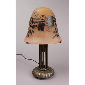 Table Lamp By Edgar Brandt And Daum