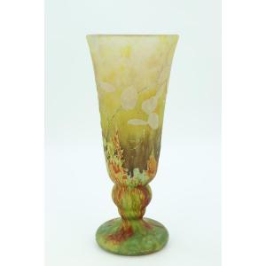 Daum Vase Decorated With Honesty