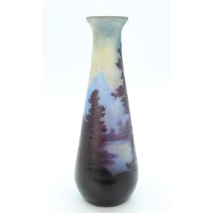 Gallé Vase With Vosges Landscape