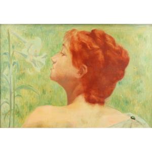 Lysiane By Gustave-max Stevens