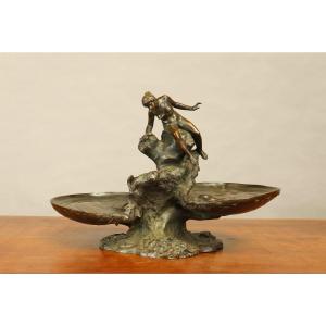 Naiad Centerpiece By Auguste Ledru