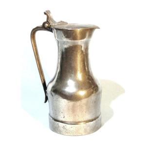 Pewter Wine Pitcher - Paris, 18th Century