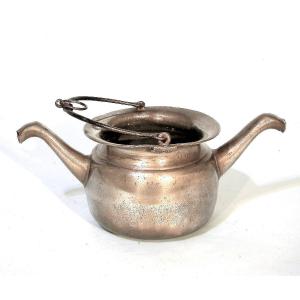Very Rare Pewter Aquamanile - Alsace, Haguenau (?), 18th Century