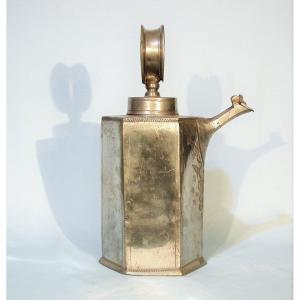 "prismenkanne" - Pewter - Switzerland, End Of XVIII Th C.