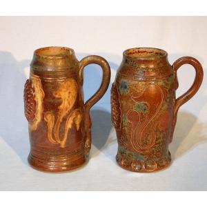 Gres De Guerin Mugs In Bouffioulx