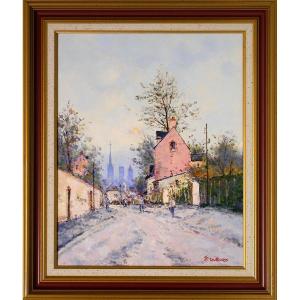 Painting - Oil On Canvas By Jp Dubord - Rouen School