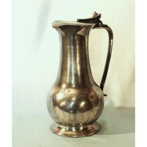 Pewter Wine Pitcher - Argentan, 18th Century