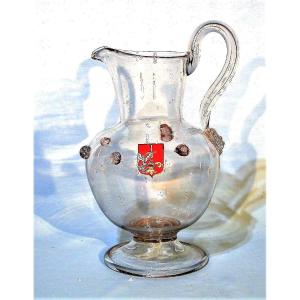 Glass Water Jug - Bordeaux Region (?), 18th Century