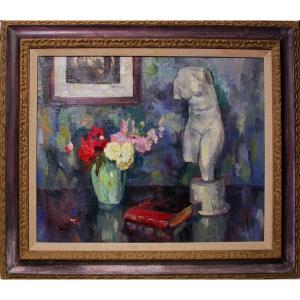 Post Impressionism - Oil On Canvas By Robert Antoine Pinchon