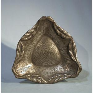 "art Nouveau" Pewter Display By A Et E Chanal