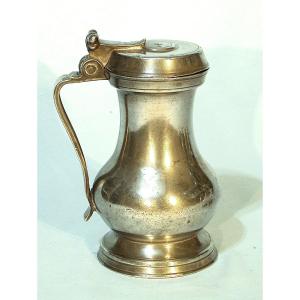 Pewter Wine Pitcher - Toulouse, 18th Century