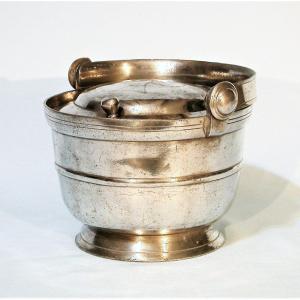 Pewter Dinner Carrier - Pays-de-loire, 19th Century