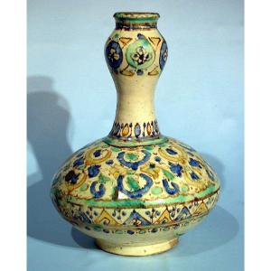 Earthenware Bottle - Morocco Or Tunisia, End Of The 19th Century