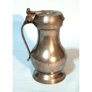 Pewter Wine Pitcher - Toulouse, 18th Century