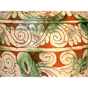 Glazed Earthenware Vase - Italy (venice?), Circa 1600