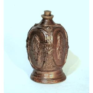 Stoneware Bottle - Germany (creussen?), 17th Century