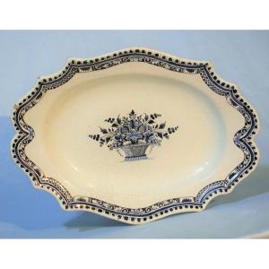 Rouen Earthenware Dish, 18th Century
