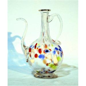 Blown Glass Jug - Normandy, 19th Century