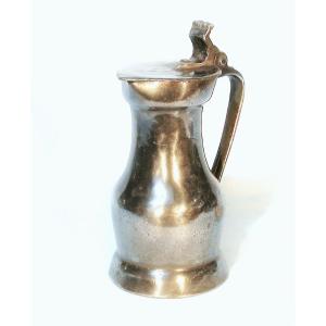 Pewter Wine Pitcher - Paris, 18th Century