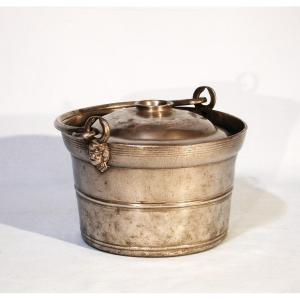 Pewter Dinner Carrier - Clamecy (burgundy), Mid-19th Century